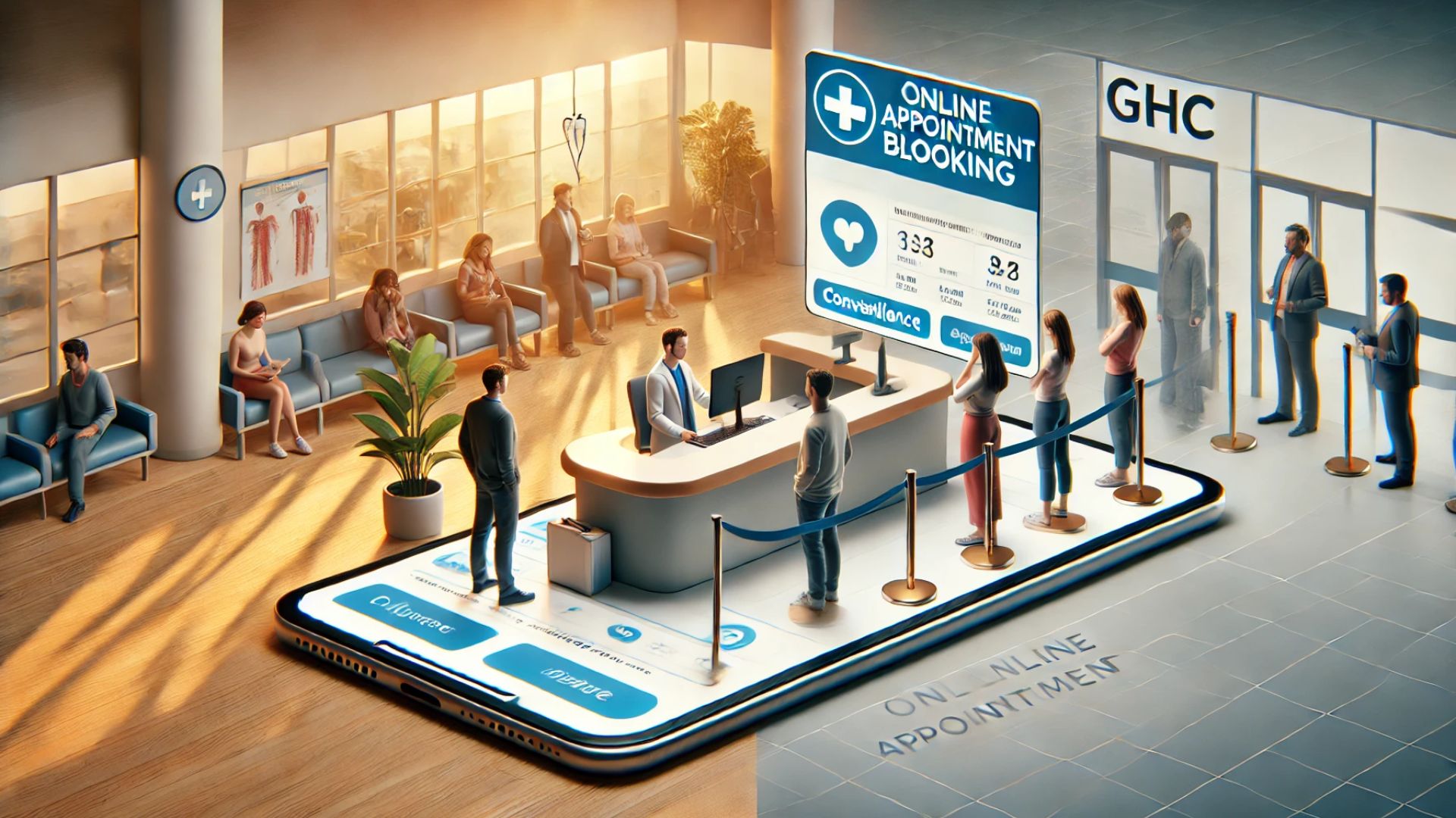 GHC Online Appointment vs Traditional Booking Comparison